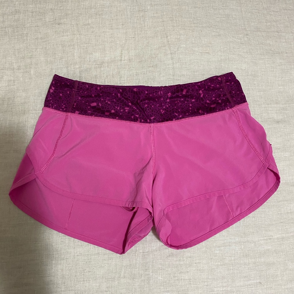 Lululemon pink speed ups